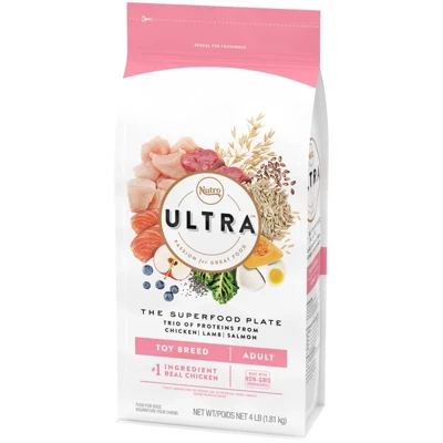 Nutro Ultra Superfood Plate Chicken, Lamb & Salmon Toy Breed Adult Dry Dog Food – 4lbs 5 Nutro Ultra Superfood Plate Chicken, Lamb & Salmon Toy Breed Adult Dry Dog Food – 4lbs - Image 5