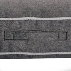 Winn + Willow Sadie Piping Dog And Cat Bed - Charcoal And Gray -PawHut Store GUEST 4ecf155b eeec 4d84 aaea 5d2beeebdaca