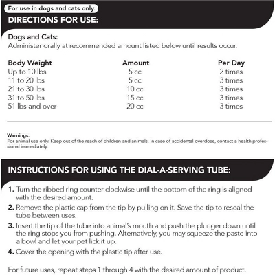 VetriScience Fast Balance G.I. Paste, Fast Acting Gastro Intestinal Support For Dogs & Cats, 35-cc Tube 2 VetriScience Fast Balance G.I. Paste, Fast Acting Gastro Intestinal Support For Dogs & Cats, 35-cc Tube - Image 2