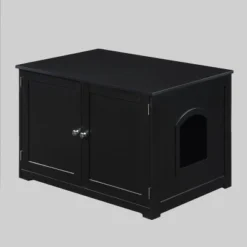 Merry Products Kitty Litter Loo Bench Cat Litter - Black -PawHut Store GUEST 4f1f0236 2276 4298 83b4 0c72807e57fd