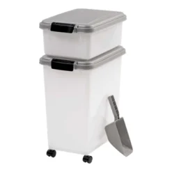 IRIS USA 33qt + 12qt Airtight Pet Food Container Combo With Scoop -PawHut Store GUEST 4f2c00ec 9682 4336 9748 41d40caef97b