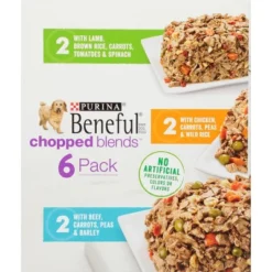 Purina Beneful Chopped Blends With Beef, Chicken & Lamb Recipes Wet Dog Food - 10oz -PawHut Store GUEST 4f7b51ba b5c7 41cf 84f7 c125415d5e19