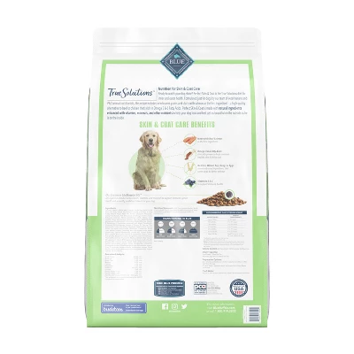 Blue Buffalo True Solutions Perfect Coat Skin And Coat Care Adult Salmon Flavor Dry Dog Food - 24lb 1 Blue Buffalo True Solutions Perfect Coat Skin And Coat Care Adult Salmon Flavor Dry Dog Food - 24lb