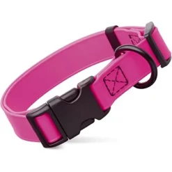 Dogline Biothane Waterproof Collar With QR Buckle Pink -PawHut Store GUEST 506133ab 262e 4798 b69a 4a4f541af2e7