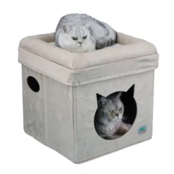 Go Pet Club Comfy Cat Cube Bed Cat Face F882 6 Go Pet Club Comfy Cat Cube Bed Cat Face F882 -PawHut Store GUEST 50866bf6 3c3b 46e5 9557 fb83623d50eb