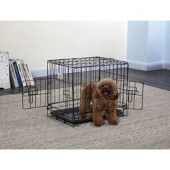 Go Pet Club 2 Door Foldable Metal Dog Crate 19" To 54" Long MLD-19 -PawHut Store GUEST 508fb65e 32ec 4a4e b485 f5f343fd0b25