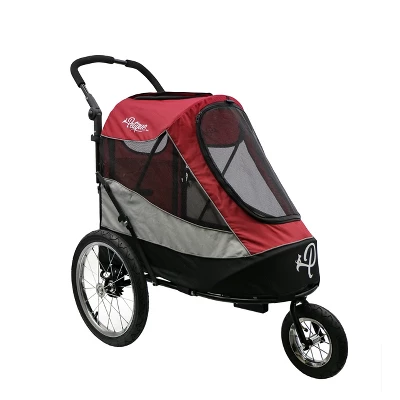 Petique Trailblazer Jogger, Dog Cart For Medium Size Pets, Ventilated Pet Stroller For Cats & Dogs 6 Petique Trailblazer Jogger, Dog Cart For Medium Size Pets, Ventilated Pet Stroller For Cats & Dogs - Image 6