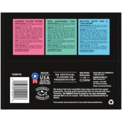 Sheba Perfect Portions Cuts In Gravy Sustainable Tuna,Salmon White Fish & Tuna Premium Wet Cat Food All Stages - 2.6oz/24ct Variety Pack