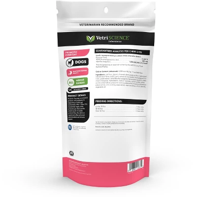 VetriScience Probiotic Everyday For Dogs, Digestive Health Supplement, Duck Flavor, 120 Ct. 1 VetriScience Probiotic Everyday For Dogs, Digestive Health Supplement, Duck Flavor, 120 Ct.