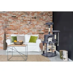 Homessity 49" Economical Cat Tree Condo With Sisal Covered Posts HC-007