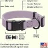 Dogline Biothane Waterproof Collar With QR Buckle Lavender
