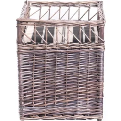 Two-level Willow Pet House With Soft Fabric Cushion For Cat Or Dog, Grey -PawHut Store GUEST 55664201 b486 4927 8827 0e1ec3da4495