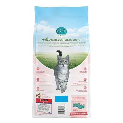 Purina ONE Indoor Advantage Real Salmon Dry Cat Food 2 Purina ONE Indoor Advantage Real Salmon Dry Cat Food - Image 2