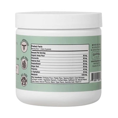 Natural Dog Company Calming Vitamin Chews - Bacon & Peanut Butter - 90ct 2 Natural Dog Company Calming Vitamin Chews - Bacon & Peanut Butter - 90ct - Image 2