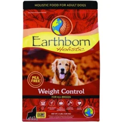 Earthborn Holistic Weight Control PEA Free Dry Dog Food - 4 Lbs