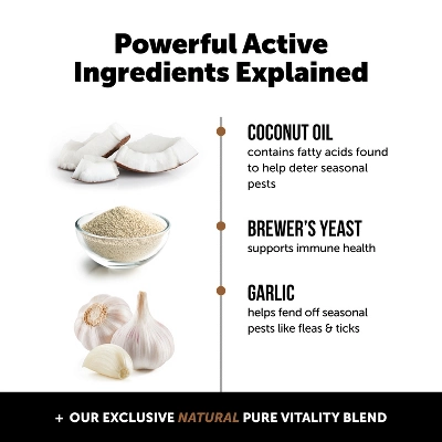 Pet Honesty Flea & Tick Support Supplement Soft Chews For Dogs - Hickory Bacon Flavor, 90 Ct 3 Pet Honesty Flea & Tick Support Supplement Soft Chews For Dogs - Hickory Bacon Flavor, 90 Ct - Image 3