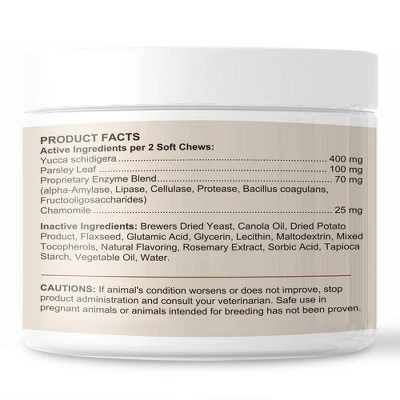 Chew + Heal Stop The Poo Coprophagia Treatment, Dog Supplement, Deters Dogs From Eating Poop - 120 Delicious Chews 3 Chew + Heal Stop The Poo Coprophagia Treatment, Dog Supplement, Deters Dogs From Eating Poop - 120 Delicious Chews - Image 3