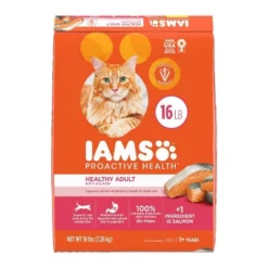 IAMS Proactive Health With Salmon Adult Premium Dry Cat Food -PawHut Store GUEST 58f33770 948b 4a91 9e3c b7c31b5e4c3c