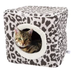 Pet Adobe Enclosed Cavern Cat Pet Bed - Cat Cave House With Removable Cushion Pad - Gray/Black -PawHut Store GUEST 59089f3c 853f 4b0f aa0c e543fd42eb7c