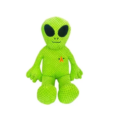 Fabdog Alien Floppy Plush Squeaky Dog Toy 2 Fabdog Alien Floppy Plush Squeaky Dog Toy - Image 2