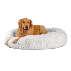 Best Friends By Sheri Donut Shag Frost Dog Bed - Off-White -PawHut Store GUEST 5c65499c 3ad6 4579 b3b4 5d532c553aff