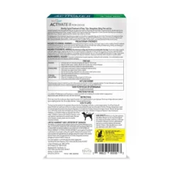 Tevra Pet Activate II Flea And Tick Treatment For Dogs - 4 Doses