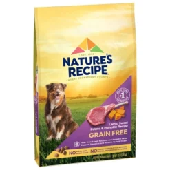 Nature's Recipe Grain Free Lamb, Sweet Potato & Pumpkin Recipe Adult Dry Dog Food - 12lbs 6 Nature's Recipe Grain Free Lamb, Sweet Potato & Pumpkin Recipe Adult Dry Dog Food - 12lbs -PawHut Store GUEST 5cd4d557 ee49 4327 b38e 3d7418682910