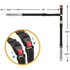 PAWBEE Dog Car Headrest Seatbelts – 2 Pack Durable Nylon Dog Seat Belts, With Reflective Elastic Bungee For Safety – Adjust To Fit All Your Cars 7 PAWBEE Dog Car Headrest Seatbelts – 2 Pack Durable Nylon Dog Seat Belts, With Reflective Elastic Bungee For Safety – Adjust To Fit All Your Cars -PawHut Store GUEST 5d451ad3 c797 424d 811d c9f0df6713e4