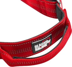 Black Rhino Neoprene Padded Tactical Dog Collar - Large - Red