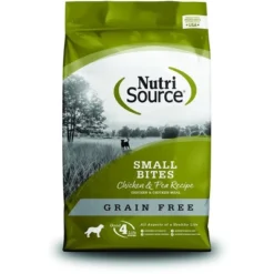 NutriSource Select Grain-Free Small Bites Made With Chicken And Peas Dry Dog Food - 5LB