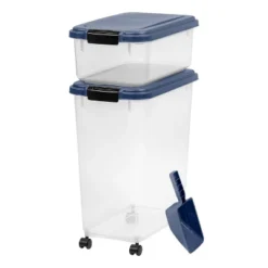 IRIS USA 3-Piece Airtight Food Storage Container Combo With Scoop -PawHut Store GUEST 5e16fc21 4f07 4179 8387 670bd0970635
