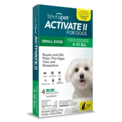 Tevra Pet Activate II Flea And Tick Treatment For Dogs - 4 Doses -PawHut Store GUEST 5e79a025 dc6c 4359 ab95 224b85ed25f5