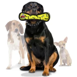 Tuffy Ultimate Bone Dog Toy - Yellow