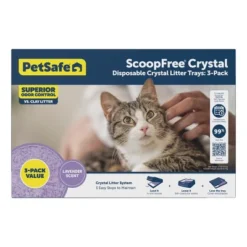 PetSafe ScoopFree Replacement Lavender Scented Crystal Disposable Cat Litter Trays - 3pk/13.5oz