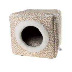 Cat House - Indoor Bed With Removable Foam Cushion - Cat Cave For Puppies, Rabbits, Guinea Pigs, And Other Small Animals By PETMAKER (Animal Print) 7 Cat House - Indoor Bed With Removable Foam Cushion - Cat Cave For Puppies, Rabbits, Guinea Pigs, And Other Small Animals By PETMAKER (Animal Print) -PawHut Store GUEST 608cea0a 1de5 405d 8cfc 03baf7aee888