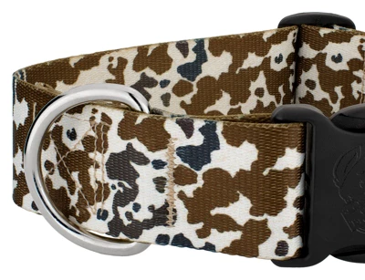 Country Brook Petz 1 1/2 Inch Deluxe Cow Print Dog Collar 5 Country Brook Petz 1 1/2 Inch Deluxe Cow Print Dog Collar - Image 5