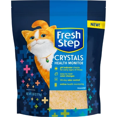 Fresh Step Crystals Health Monitor Cat Litter - 7lbs 1 Fresh Step Crystals Health Monitor Cat Litter - 7lbs