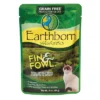 Earthborn Holistic Autumn Tide With Fin & Fowl With Tuna & Chicken Gravy Grain-Free Wet Cat Food Pouches - (3 Oz) Pack Of 24