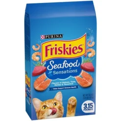 Purina Friskies Seafood Sensations With Flavors Of Salmon, Tuna, Shrimp & Seaweed Adult Complete & Balanced Dry Cat Food -PawHut Store GUEST 66a08912 52a0 49d1 a013 9a16a6a82bf4
