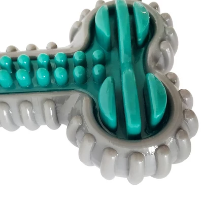American Pet Supplies 6-Inch Dental TPR Double Layer Bone - Dog Toy For Light-Medium Chewers 1 American Pet Supplies 6-Inch Dental TPR Double Layer Bone - Dog Toy For Light-Medium Chewers