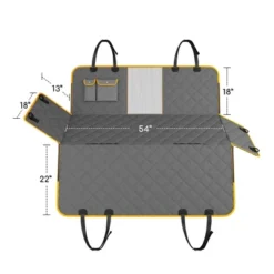 PAWBEE Dog Car Seat Cover – Premium Nonslip Dog Seat Covers For Cars + Seat Belt – Waterproof Pet Hammock With Front Mesh Window For Car, SUV, Truck -PawHut Store GUEST 68f42198 f87f 4d61 bba0 7cbe5a4bfe33