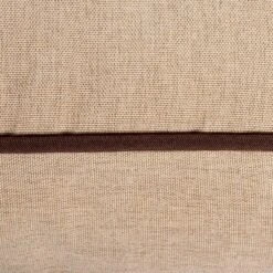 Winn + Willow Cuddler Piping Dog And Cat Bed - S - Beige And Chocolate -PawHut Store GUEST 69869bea 7adb 406c 89f7 b572d785143d