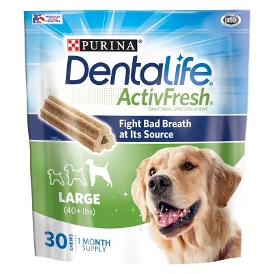 Purina Dentalife ActivFresh Chicken Large Chewy Dog Treats 9 Purina Dentalife ActivFresh Chicken Large Chewy Dog Treats - Image 9