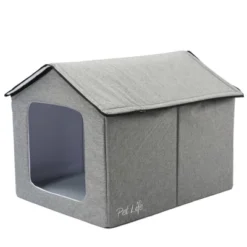 Pet Life Hush Puppy Electronic Heating And Cooling Smart Collapsible Dog And Cat House - Gray 16 Pet Life Hush Puppy Electronic Heating And Cooling Smart Collapsible Dog And Cat House - Gray -PawHut Store GUEST 6a0ed7bb c2ca 4ff3 988c db843658ce53