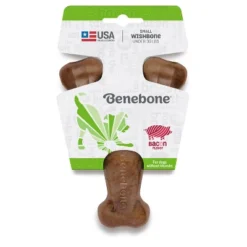 Benebone Wishbone Dog Chew Toy - Bacon -PawHut Store GUEST 6acfae52 41f1 4a3f aa3c fe99ebe015b5