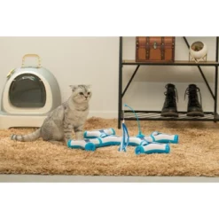 PawsMark Configurable Interactive Cat Toy With Spring Feather Teaser -PawHut Store GUEST 6b36a89e 5258 4237 a5b0 7683ff8753f8