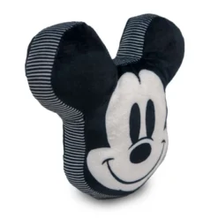Dog Toy Squeaker Plush - Disney Mickey Mouse Smiling Face Black