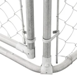 PawHut Outdoor Metal Dog Kennel, Pet Playpen With Steel Lock, Mesh Sidewalls And Cover For Backyard & Patio 14 PawHut Outdoor Metal Dog Kennel, Pet Playpen With Steel Lock, Mesh Sidewalls And Cover For Backyard & Patio -PawHut Store GUEST 6e849969 ae59 4a3a 91f5 b3b1bcb92293