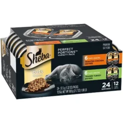 Sheba Perfect Portions Cuts In Gravy Chicken & Turkey Premium Adult Wet Cat Food All Stages - 2.6oz/12ct Variety Pack 9 Sheba Perfect Portions Cuts In Gravy Chicken & Turkey Premium Adult Wet Cat Food All Stages - 2.6oz/12ct Variety Pack -PawHut Store GUEST 709fe8e2 a6c2 448f a8c3 0476bc58328b