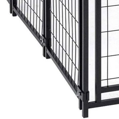 Lucky Dog 8ft X 4ft X 6ft Large Outdoor Dog Kennel Playpen Crate With Heavy Duty Welded Wire Frame And Waterproof Canopy Cover, Black (3 Pack) 3 Lucky Dog 8ft X 4ft X 6ft Large Outdoor Dog Kennel Playpen Crate With Heavy Duty Welded Wire Frame And Waterproof Canopy Cover, Black (3 Pack) - Image 3